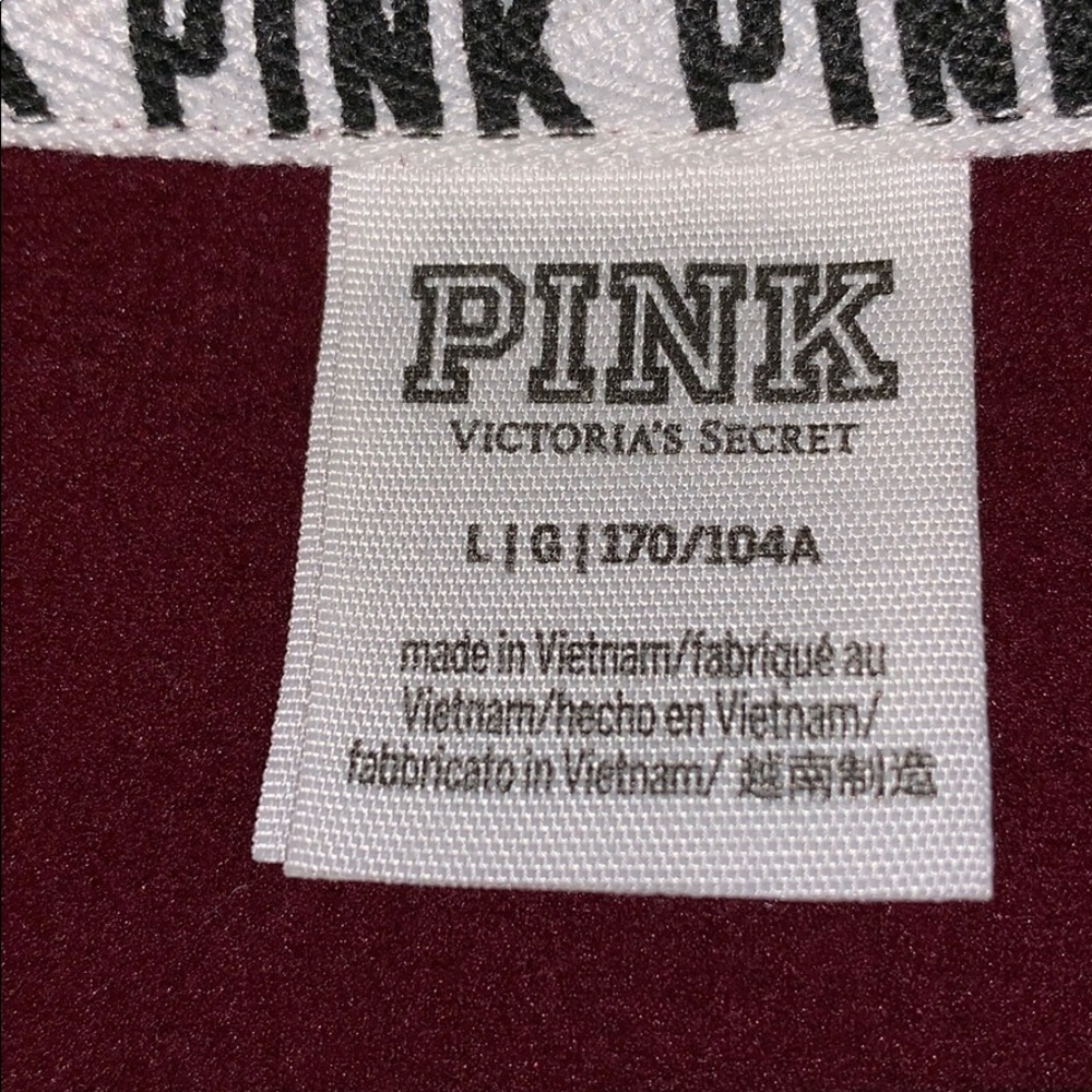 Burgundy VS half zip pull over - Picture 2 of 2